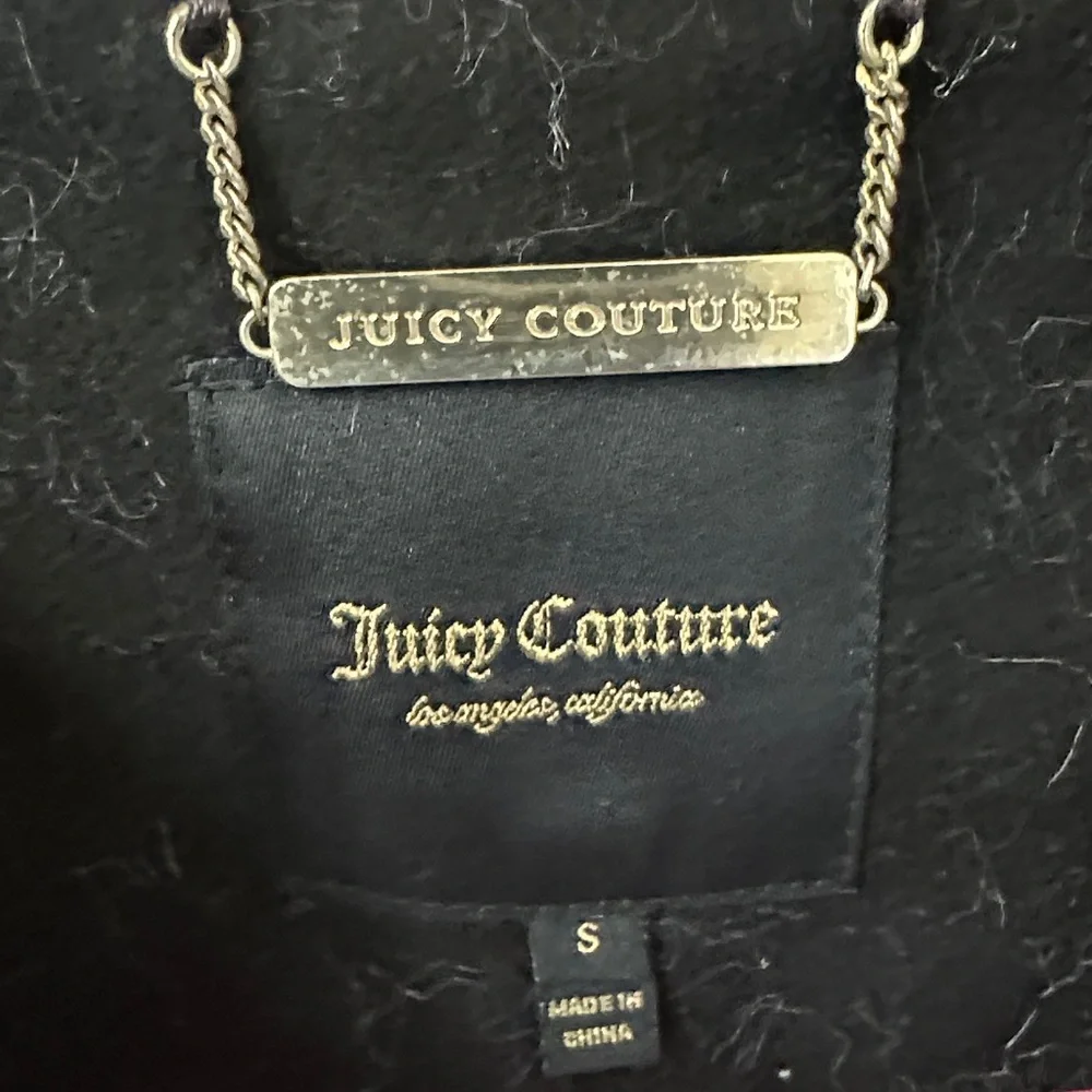 🛍️SALE🛍️ Juicy Couture Black Label Lavender Faux Fur Vest with Studded Trim - Picture 5 of 9
